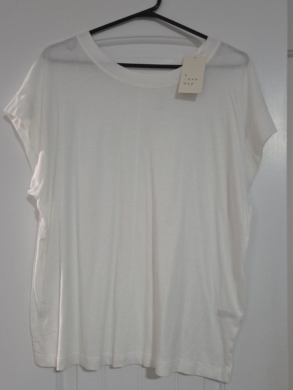 a new day White Short Sleeve Crew Tee